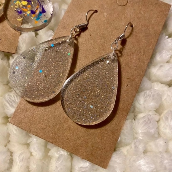 Handmade drop earrings - Picture 2 of 6